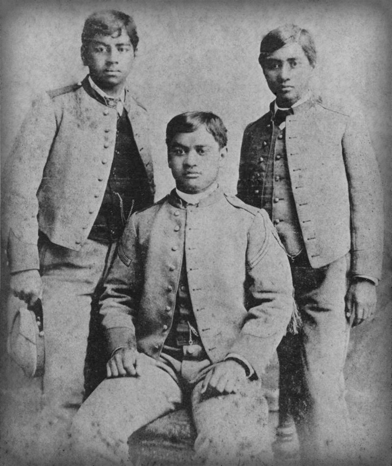 Hawaiian Princes In Santa Cruz. Late 1800s.