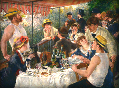 Pierre Auguste Renoir: Luncheon Of The Boating Party, 1881. Image: Wikipedia.